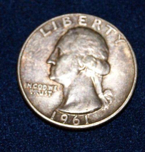 1961 QUARTER DOLLAR SILVER @@@ CRAZY R1 START