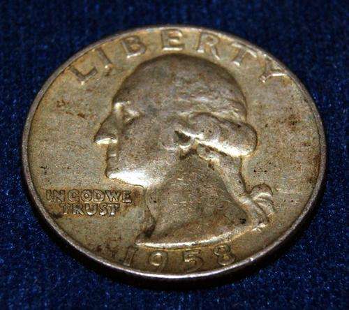 1958 QUARTER DOLLAR SILVER @@@ CRAZY R1 START