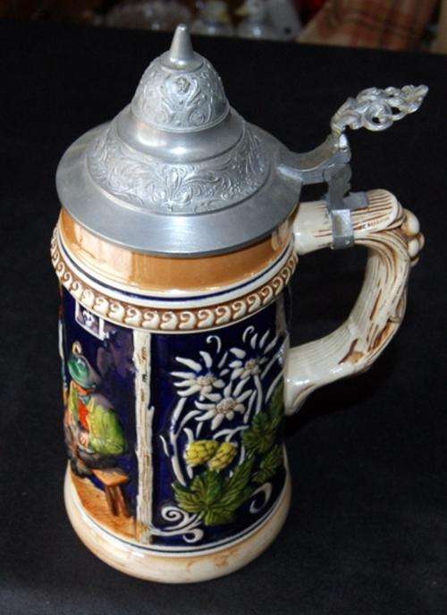 HIGHLY COLLECTABLE GERMAN BEER STEIN @@@ CRAAZZYYY R1 START