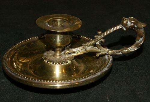 GORGEOUS OLD METAL CANDLE HOLDER WITH HANDLE @@@ CRAAZZYYY R1 START