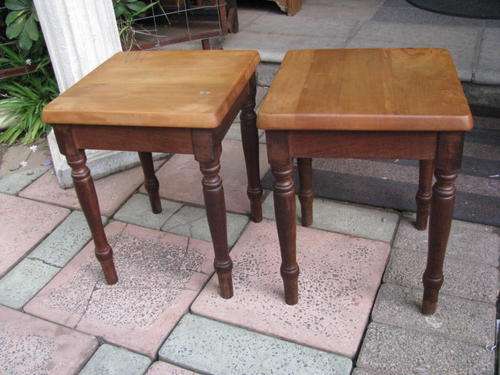 Retro 1930'S Thornwood/Blackwood Occasional/Side Tables - Bid Each