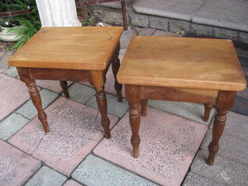 PAIR OF LOVELY 1930'S RETRO THORNWOOD/BLACKWOOD RECTANGULAR SIDE TABLES..BID EACH@CRAZY R1 START
