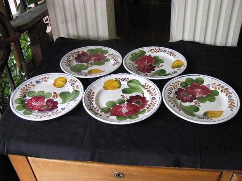 BELLE FIORI SIDE PLATE..WOOD & SONS....THERE ARE 5 AVAILABLE... BID PER PLATE