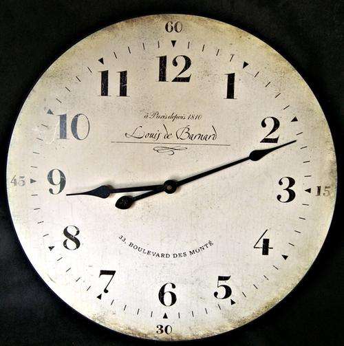 STUNNING LOUIS DE BARNARD WALL CLOCK!! WORKING!!!@@@ CRAZY R1 START