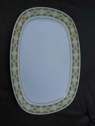 A BEAUTIFUL NORITAKE "SUNGLOW" PATTERN SERVING PLATTER...39CM X 28CM.@CRAZY R1 START