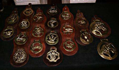 JOB LOT OF 20 HORSE BRASSES!! COLLECTORS ITEMS!!@@@ CRAZZZY R1 START