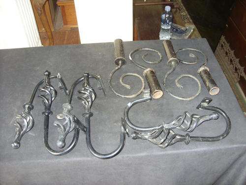 JOB LOT OF 10 WROUGHT IRON CURTAIN TIE BACKS  @@@ CRAAZZZYYY R1 START