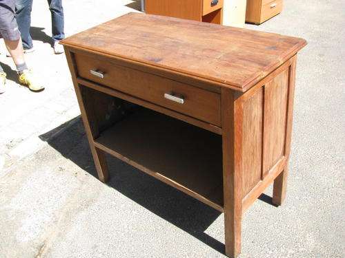 A 1920'S - 30'S SINGLE DRAWER AND STORAGE UNIT.... PERFECT TO PUT A BASIN INTO @ CRAZY R1 START