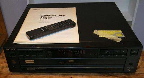 Sony CDP-C315 Compact Disc Multi Player Changer 5 CD Carousel