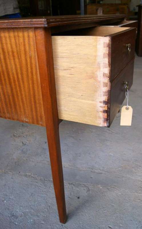 Mahogany 2 Drawer Office Table