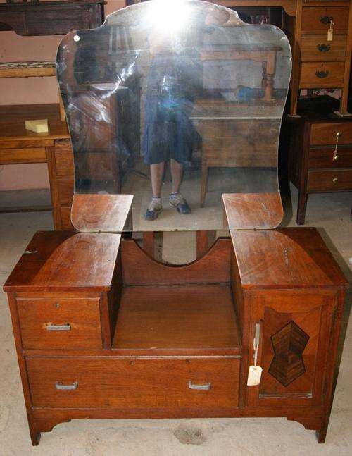 Teak Art Deco 2 Drawer Dressing Table - DASTICALLY REDUCED!!!