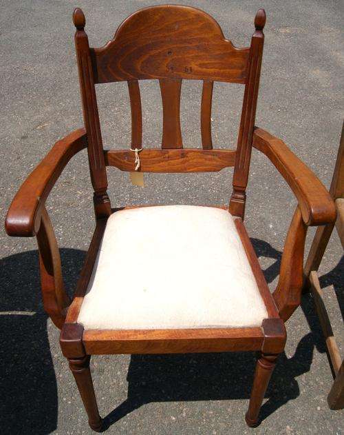 Antique Maple Carver Arm Chair
