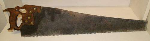 Vintage Henry Disston & Sons Lightweight Straight Crosscut Hand Saw