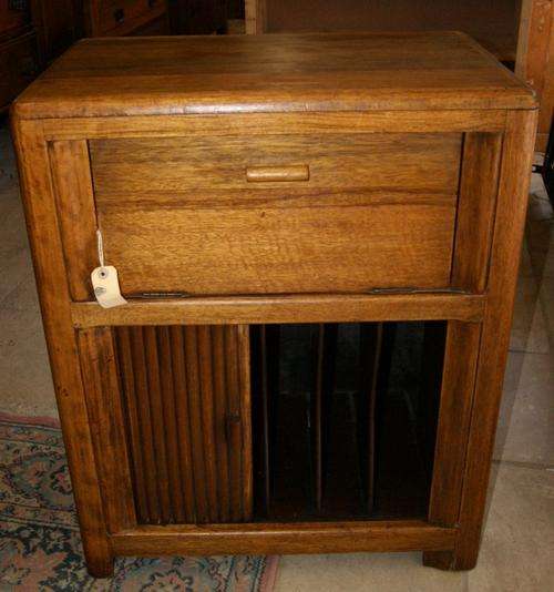 Art Deco Gramaphone Cabinet with Roller Door