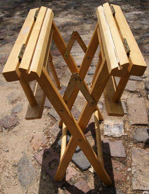 Beech Canvas Director Chairs (Pair)