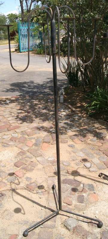 Wrought Iron 4 Candle Chandelier Stand - REDUCED!!!