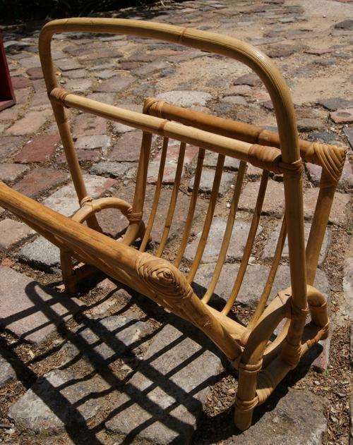 Wicker Magazine Rack