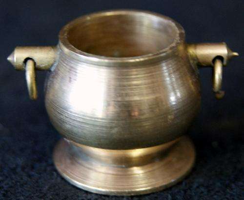 Brass 2.5 cm Mini Cauldron Printers Tray Ornament