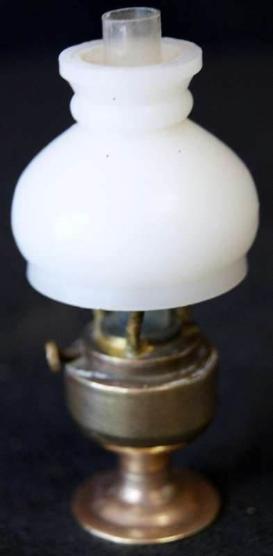 Brass 6 cm Mini Paraffin Lamp Printers Tray Ornament