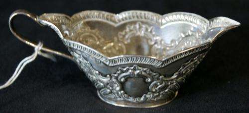 Antique 1897 Birmingham Hallmarked Silver Milk Jug - 62.6gms