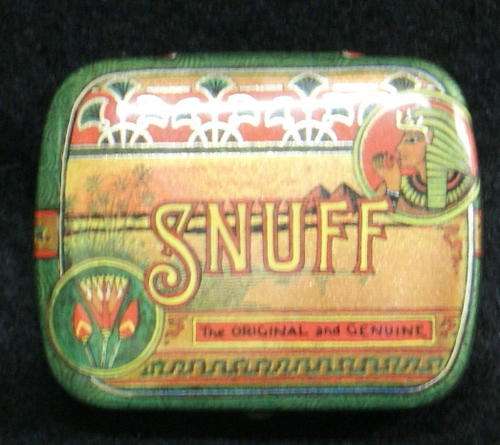 Vintage Box Tin Miniature Snuff/Pill Box Tin Dodo Designs
