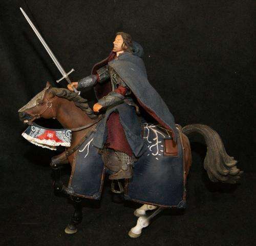 Aragorn With Brego Deluxe Horse And Rider Set - Return Of The King - 2003