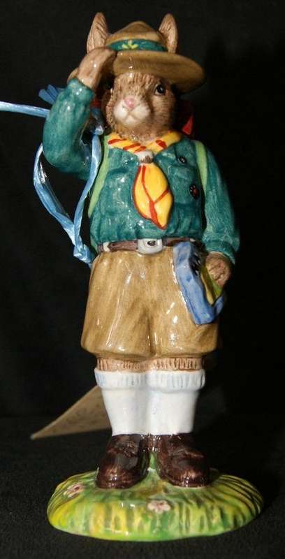 Royal Doulton Bunnykins Figure Boy Scout DB430
