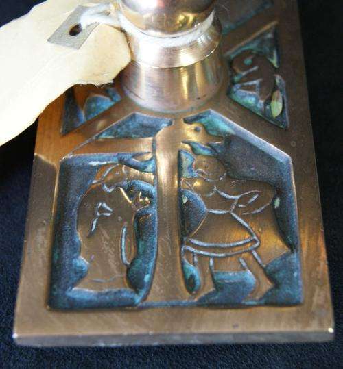 Vintage Large Brass Ink Blotter