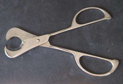 Vintage Solingen Stainless Steel Scissors Cigar Cutter Made In Germany