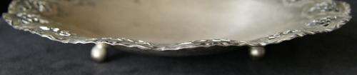 Vintage Silver EPNS Pierced Platter
