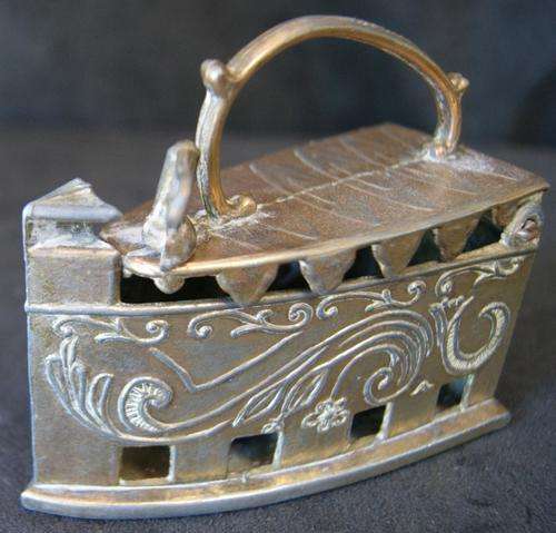 Vintage Brass Ornate Iron