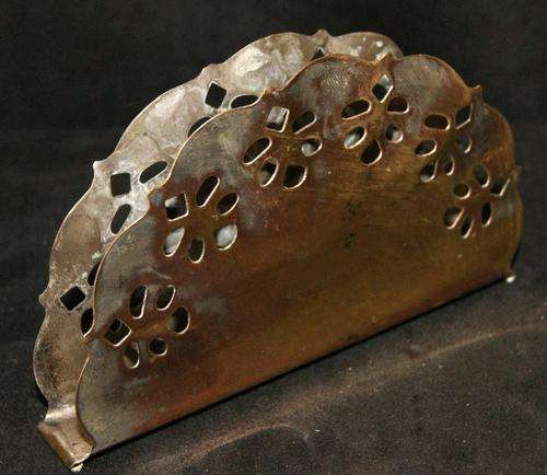 Vintage Cerano EP Copper Silver Plated Napkin Holder