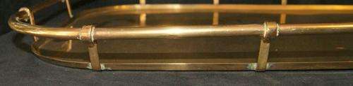 Vintage Brass Breakfast Serving Tray