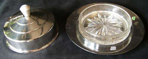 Vintage EPNS Silver Plate Butter Dish