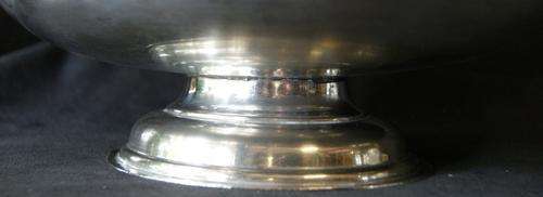Vintage EPNS Silver Plated Pierced Oval Dish with Handle