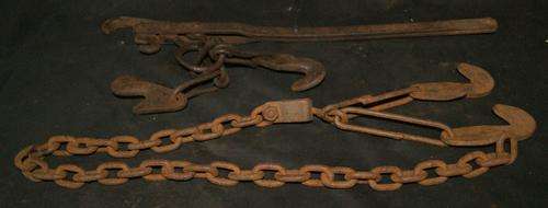 Vintage Cast Iron Barb Wire Lever Chain Fence Stretcher Tool