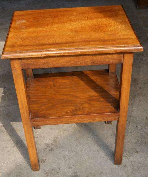 Vintage Teak 1920's Lamp Table