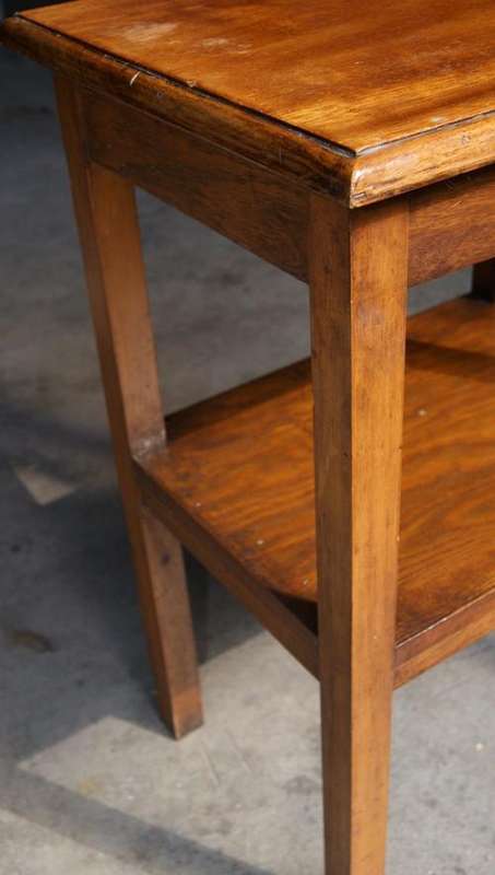 Vintage Teak 1920's Lamp Table