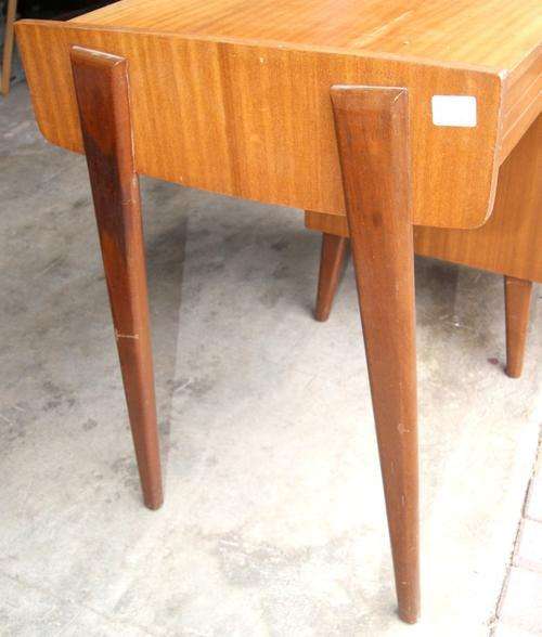 Vintage 1970's Veneer 3 Drawer Desk