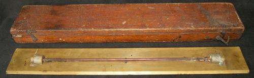 Rare Elliott Bros London Brass Protracted Rolling Parallel Rule
