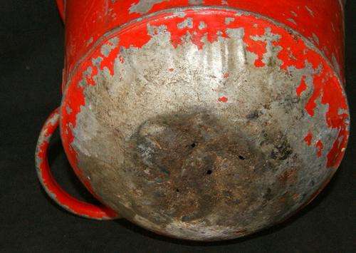 Vintage Antique Fire Brigade Round Bottom Fire Bucket