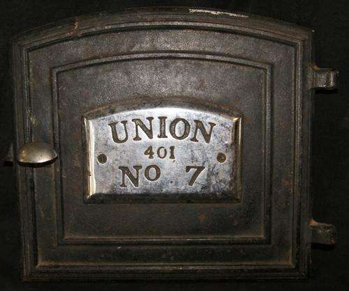 Vintage Union 401 No.7A Coal Stove Oven Door
