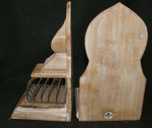 Decorative Pair Large Wood Bookends