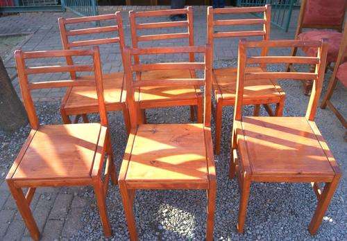 6 x Pine Dining Chairs