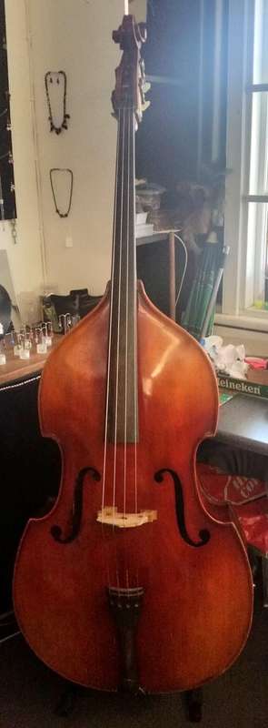 Vintage Framus Antonius Stradivarius Cremonensis Faciebat 7/8 Double Bass