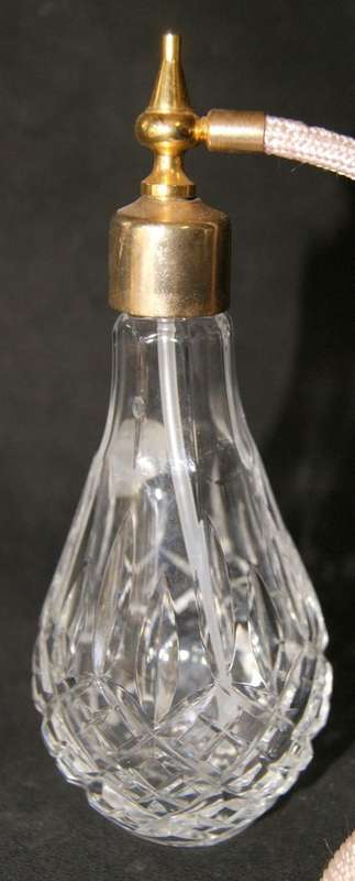Vintage Stuart Crystal Perfume Atomiser Bottle - MINT