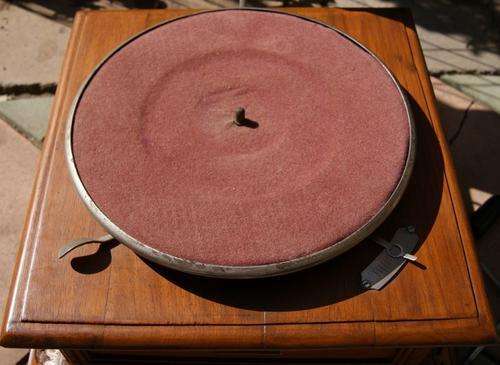 His Masters Voice Reproduction Wind-Up Gramaphone