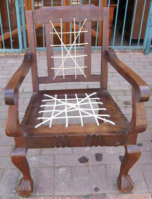 Imbuia Ball and Claw Riumpie Chair
