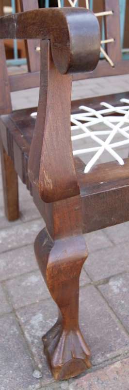 Imbuia Ball and Claw Riumpie Chair