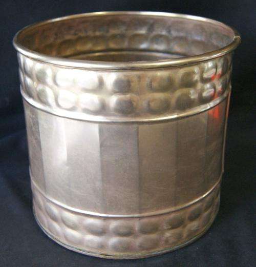 Vintage Small Copper Firewood Bin